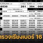 ตรวจผลสลาก1/9/64
